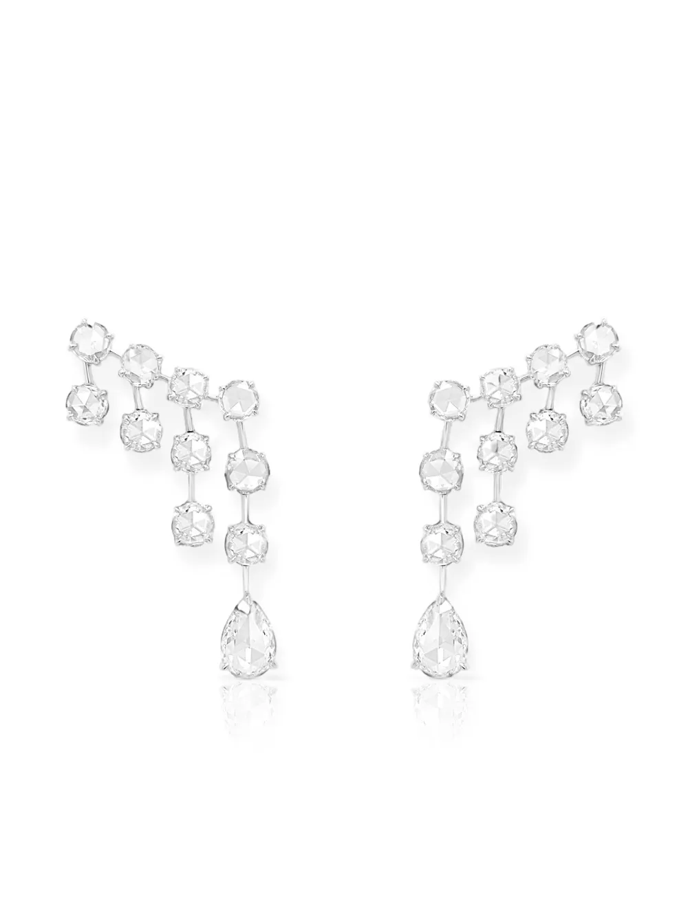 HYT Jewelry diamond drop earrings - Argento