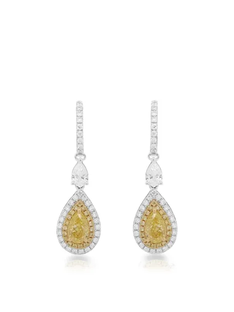 HYT Jewelry diamond dangle earrings