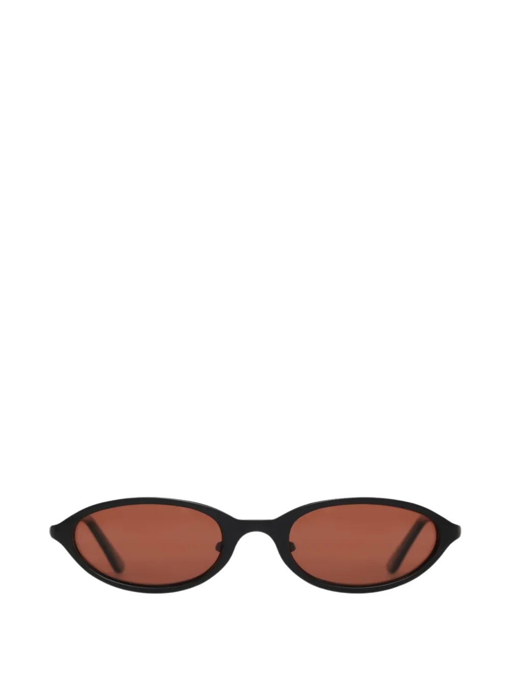 BRU eyewear Poly oval-frame sunglasses Zwart