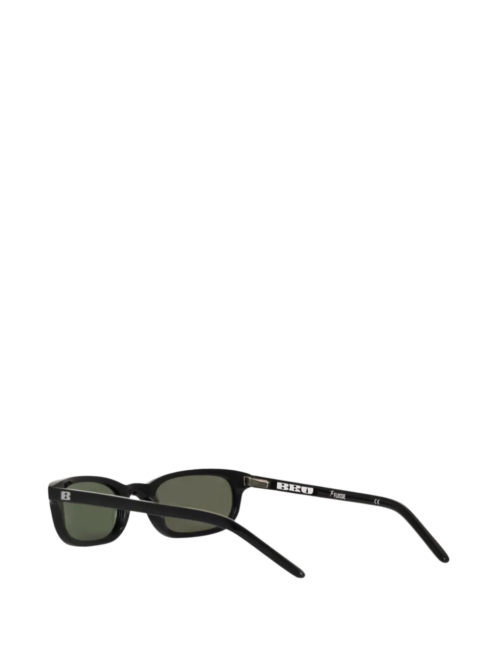 BRØGGER Flossie rectangle-frame sunglasses Zwart