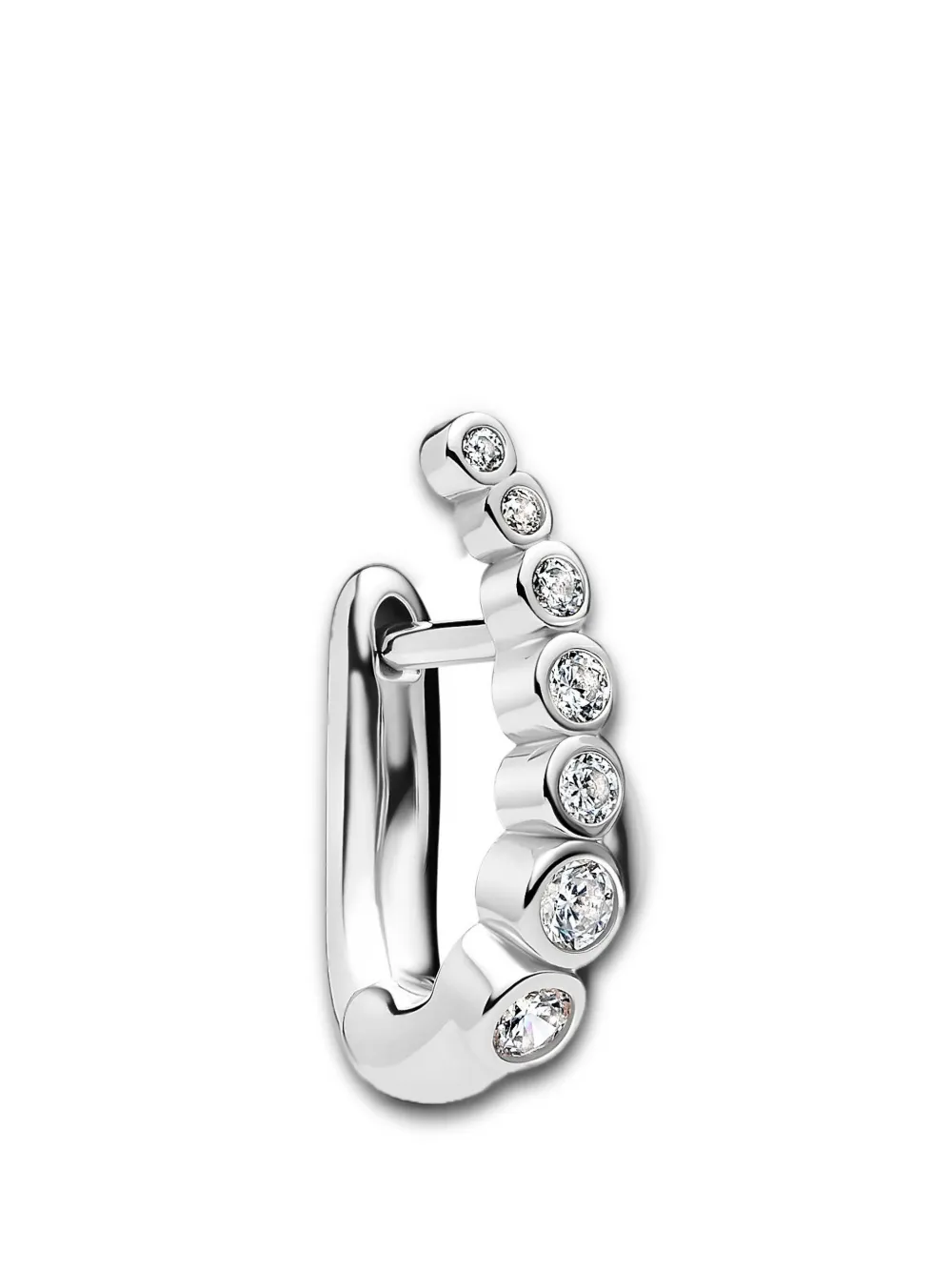 Maria Black Arc Huggie earring - Argento