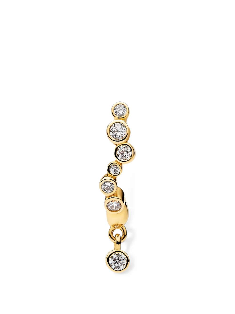 Maria Black Nova crystal-embellished drop earrings - Gold