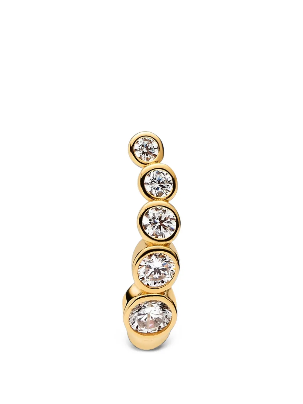 Maria Black Arc Bold Huggie earring - Oro