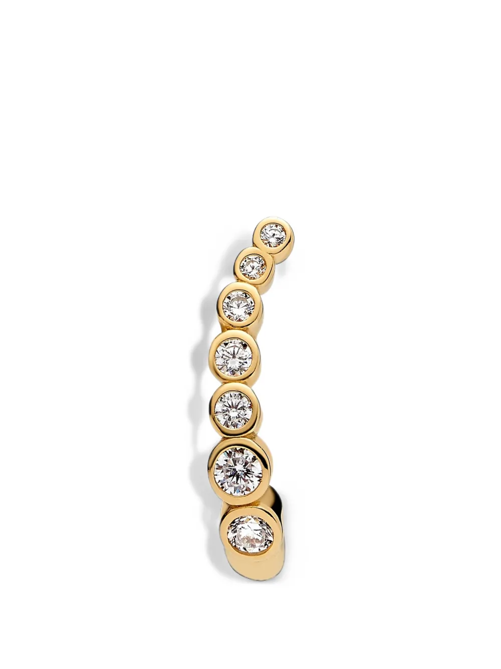 Maria Black Arc Huggie single earring - Gold
