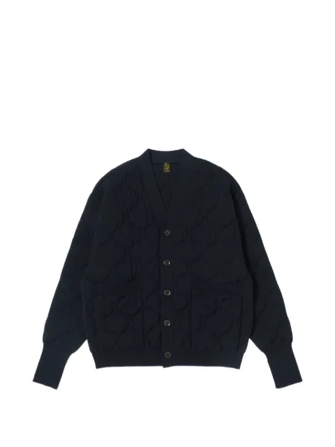 Batoner Japan quilted V-neck bomber jacket