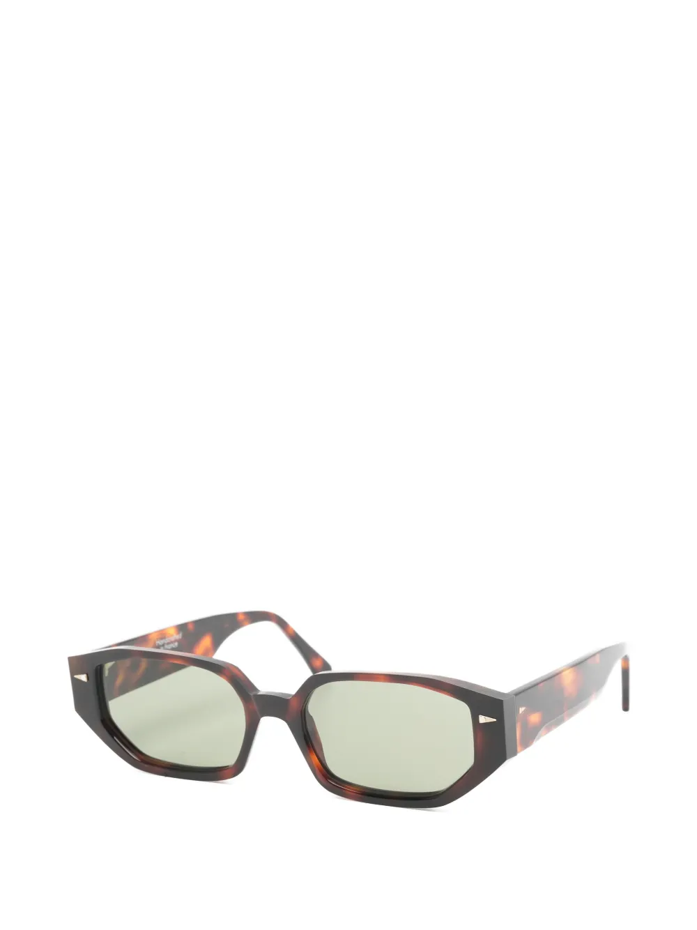 Ahlem Poitou geometric-frame sunglasses Bruin