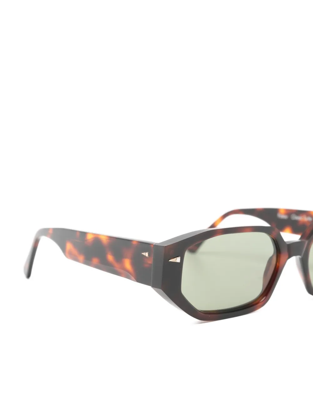 Ahlem Poitou geometric-frame sunglasses Bruin