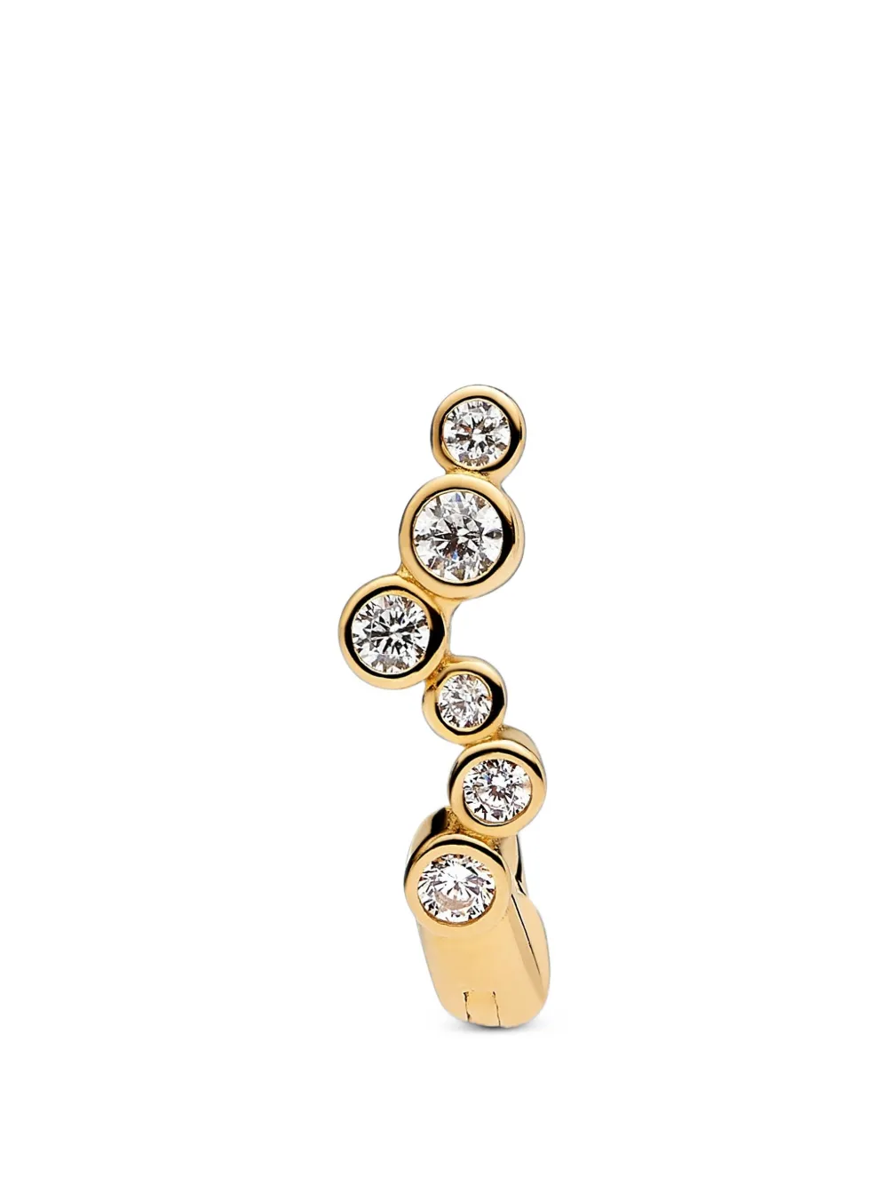 Maria Black Nova Huggie crystal-embellished earring - Oro