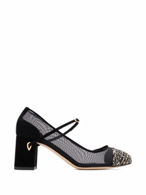 Jennifer Chamandi Paolo 65 mesh pumps