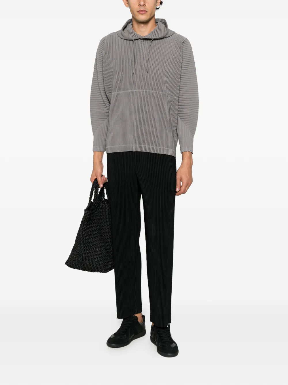 Homme Plissé Issey Miyake Plooibroek Zwart