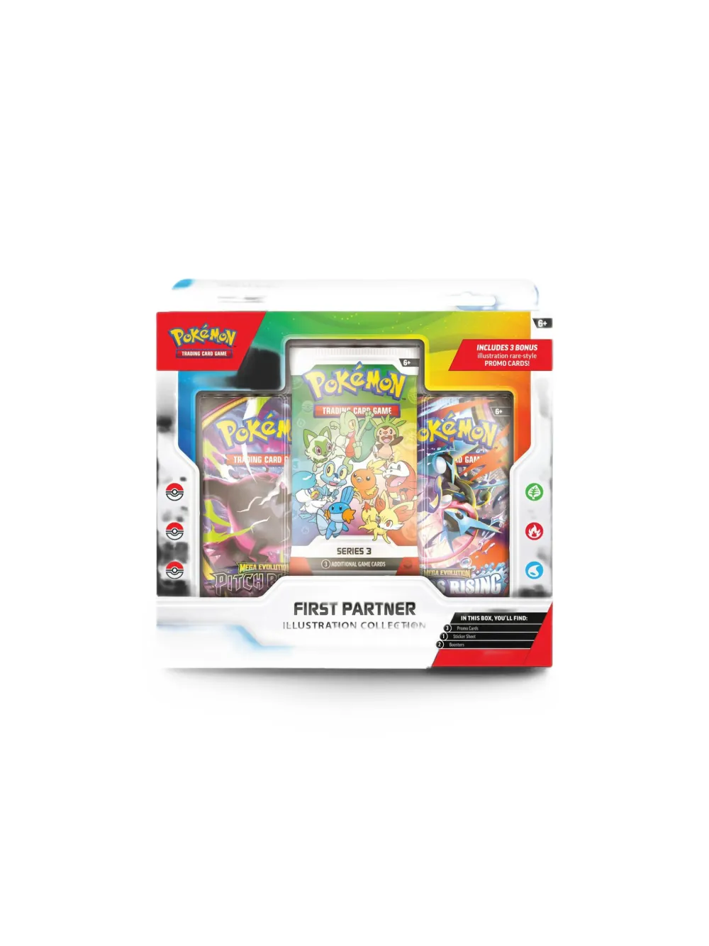 Pokemon 2026 First Partner Illustration Collection Series 3 trading cards - Weiß