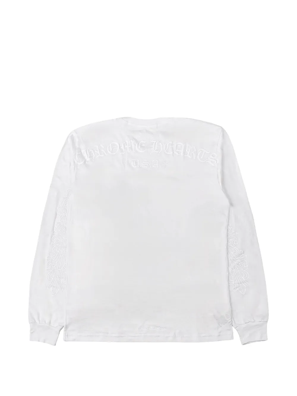 Chrome Hearts chest-pocket sweatshirt Wit