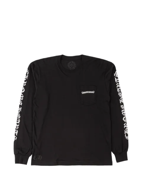 Chrome Hearts Langarmshirt mit Logo-Print