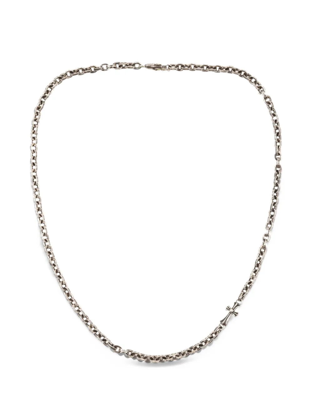 Chrome Hearts Paper Phat necklace - Argento