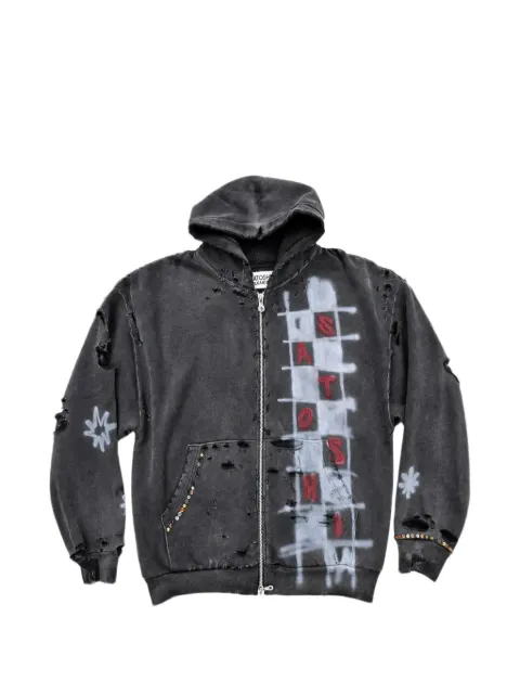 SATOSHI NAKAMOTO hoodie Get What I Want con cierre