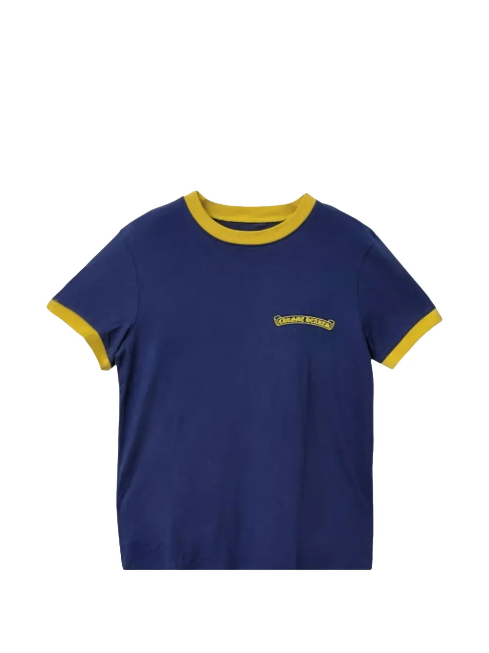 Chrome Hearts Roller Skates Horseshoe T-shirt - Bleu Chrome Hearts Roller Skates Horseshoe T-shirt - Bleu