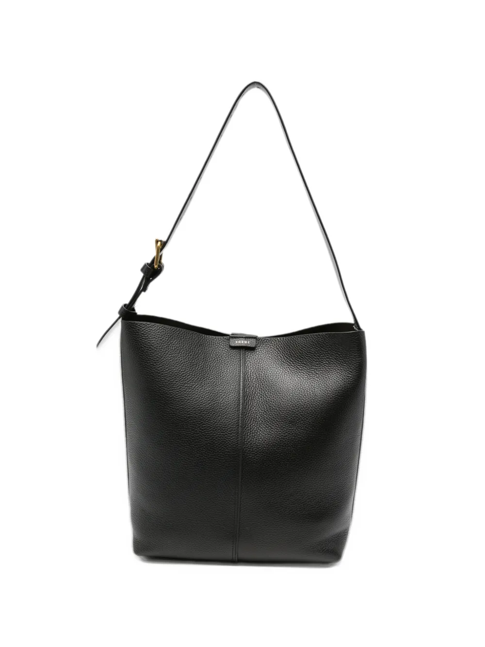 Soeur Saudade pebbled-leather tote bag - Noir Soeur Saudade pebbled-leather tote bag - Noir