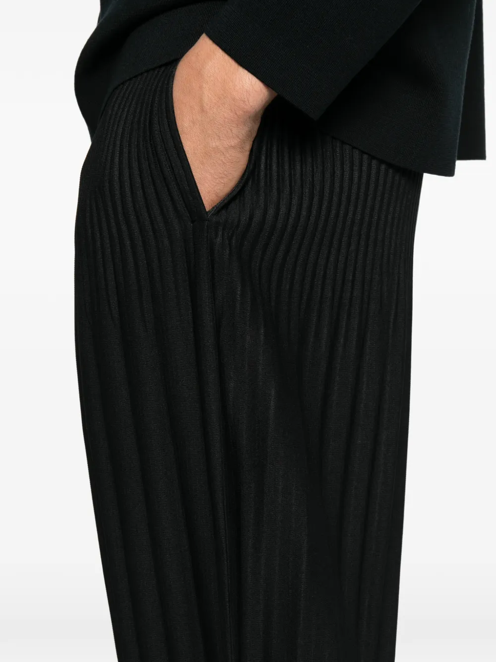 Homme Plissé Issey Miyake Plooibroek Zwart