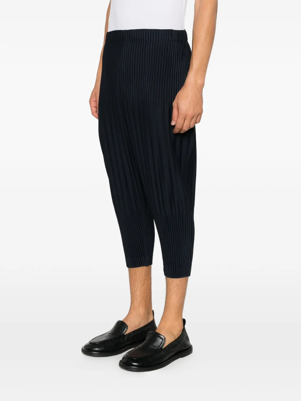 Homme Plissé Issey Miyake Cropped plooibroek Blauw
