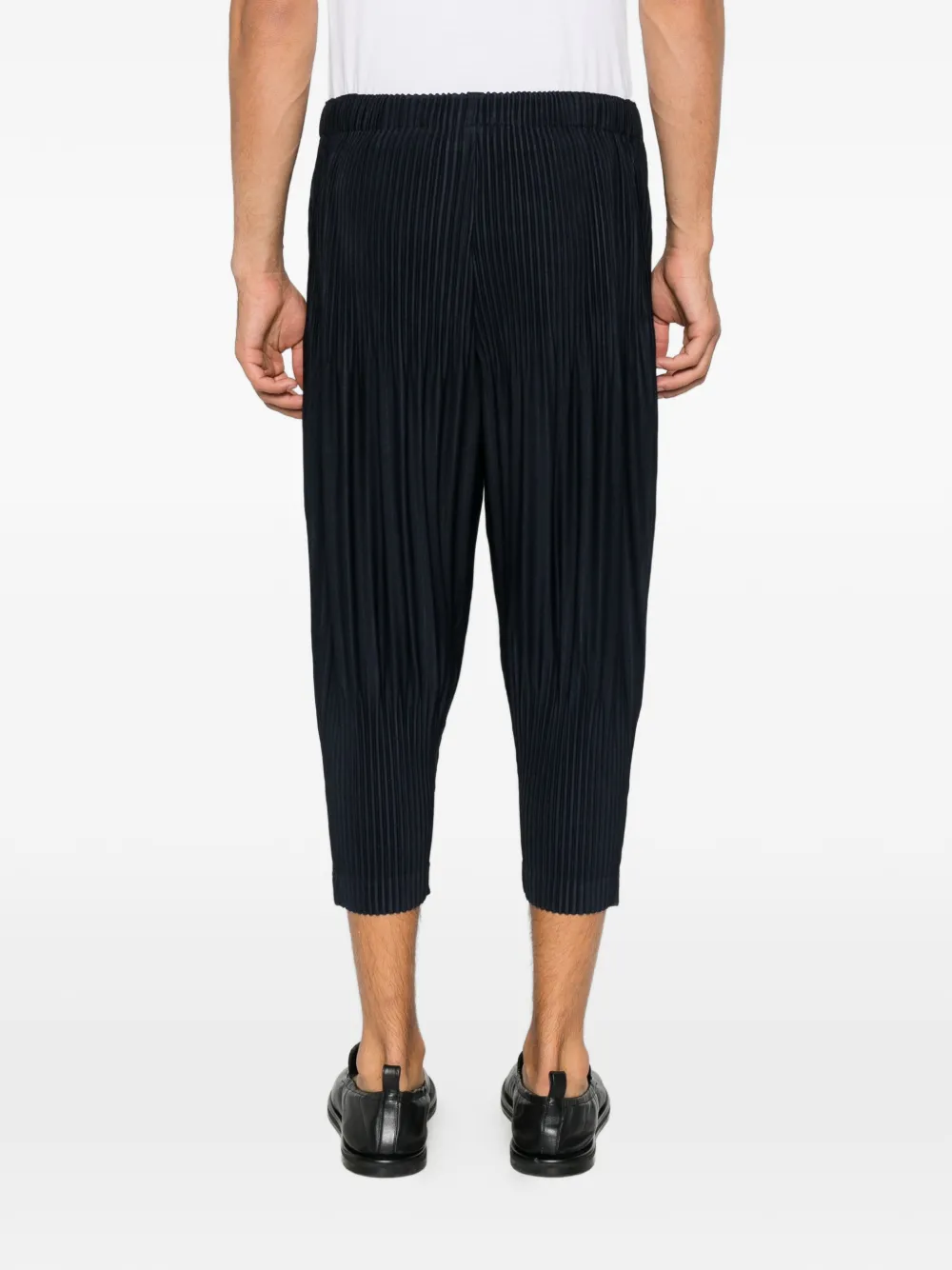 Homme Plissé Issey Miyake Cropped plooibroek Blauw