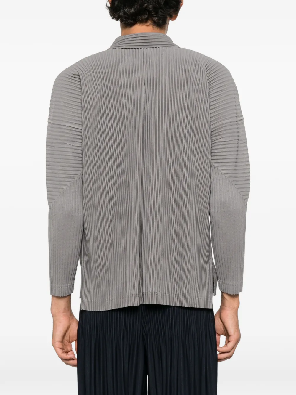 Homme Plissé Issey Miyake pleated shirt Grijs
