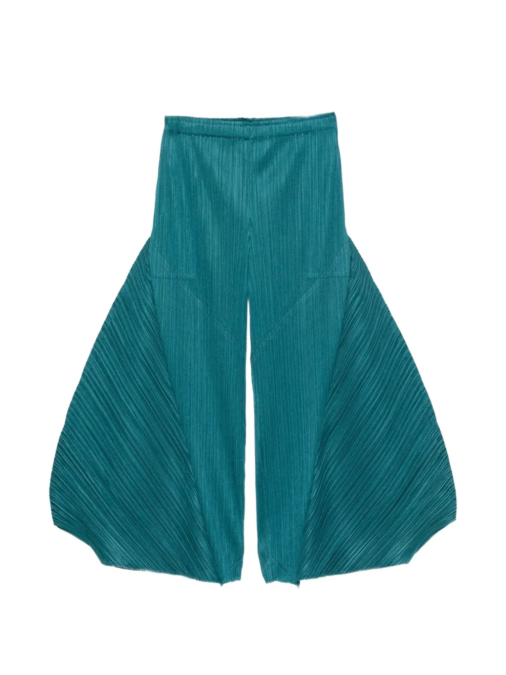 Pleats Please Issey Miyake pleated trousers Blauw