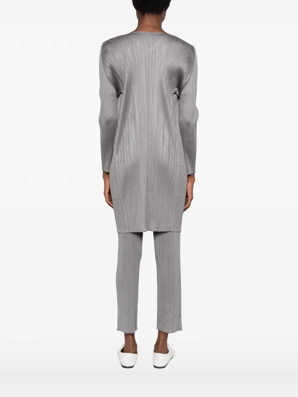 Pleats Please Issey Miyake Pleats Please cardigan Grijs