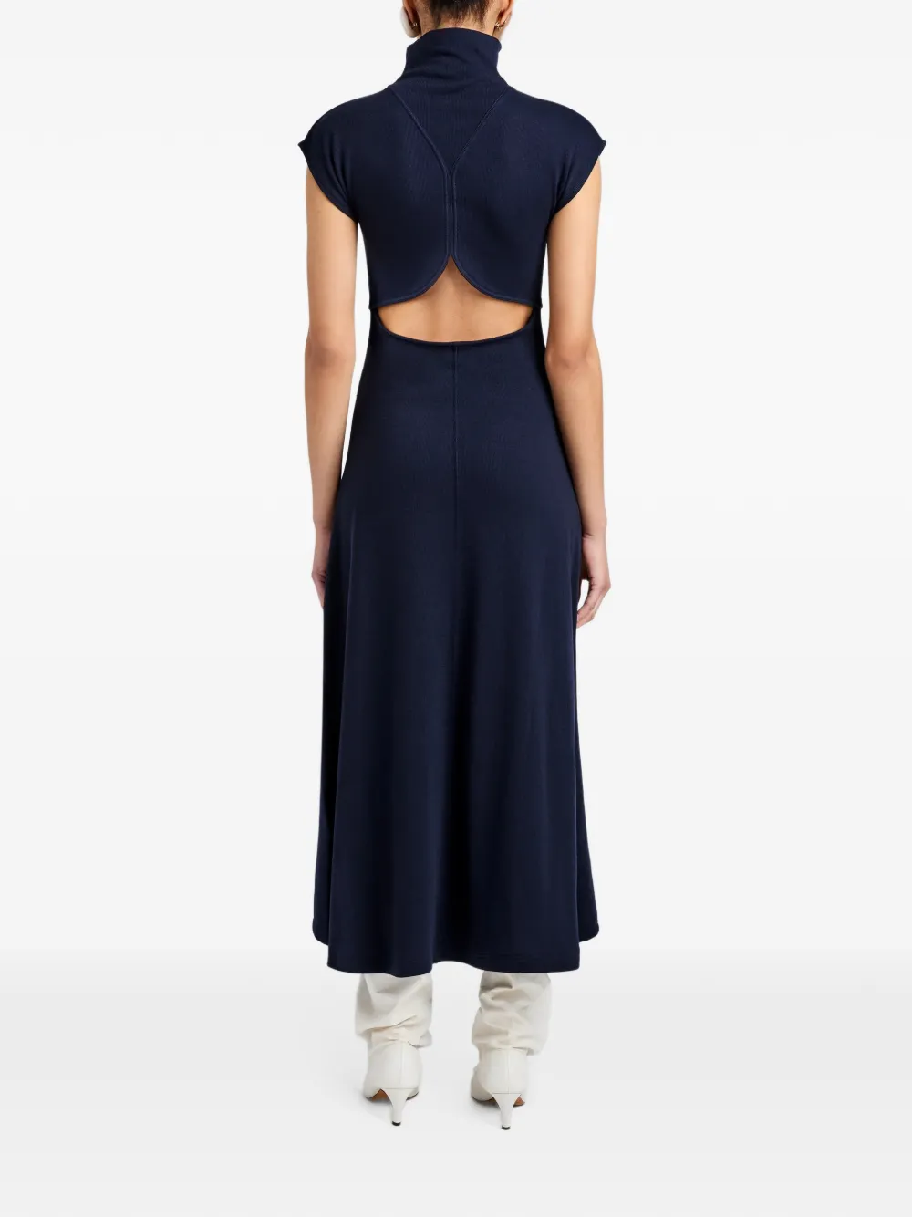 Proenza Schouler White Label Brea cut-out midi dress Blauw