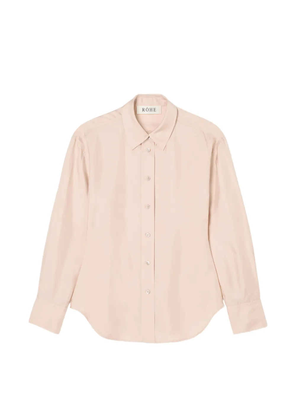 Róhe silk shaped shirt - Rosa