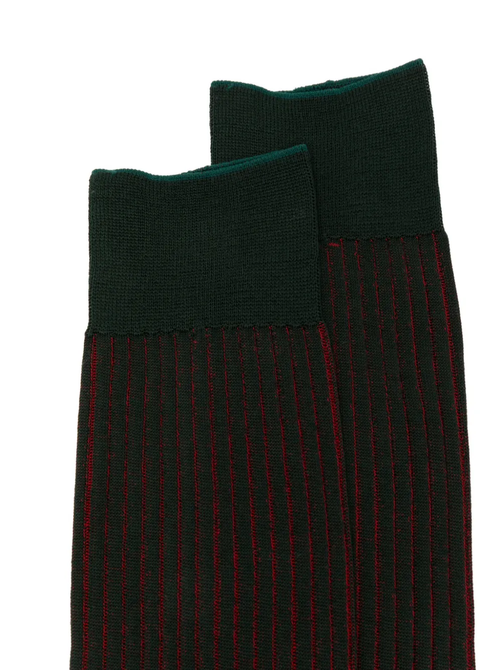 ANT45 Menfi long ribbed-knit knee-high socks - Verde