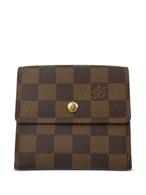 Louis Vuitton Pre-Owned 2005 Damier Ebene Porte Monnaie Cartes Credit wallet