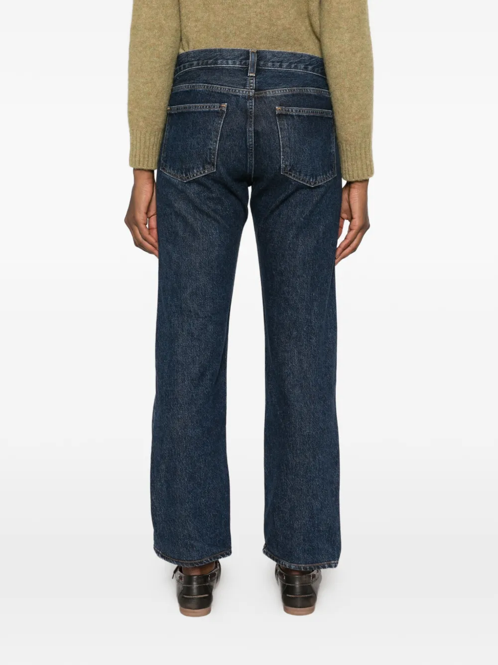 AGOLDE straight-leg jeans Blauw