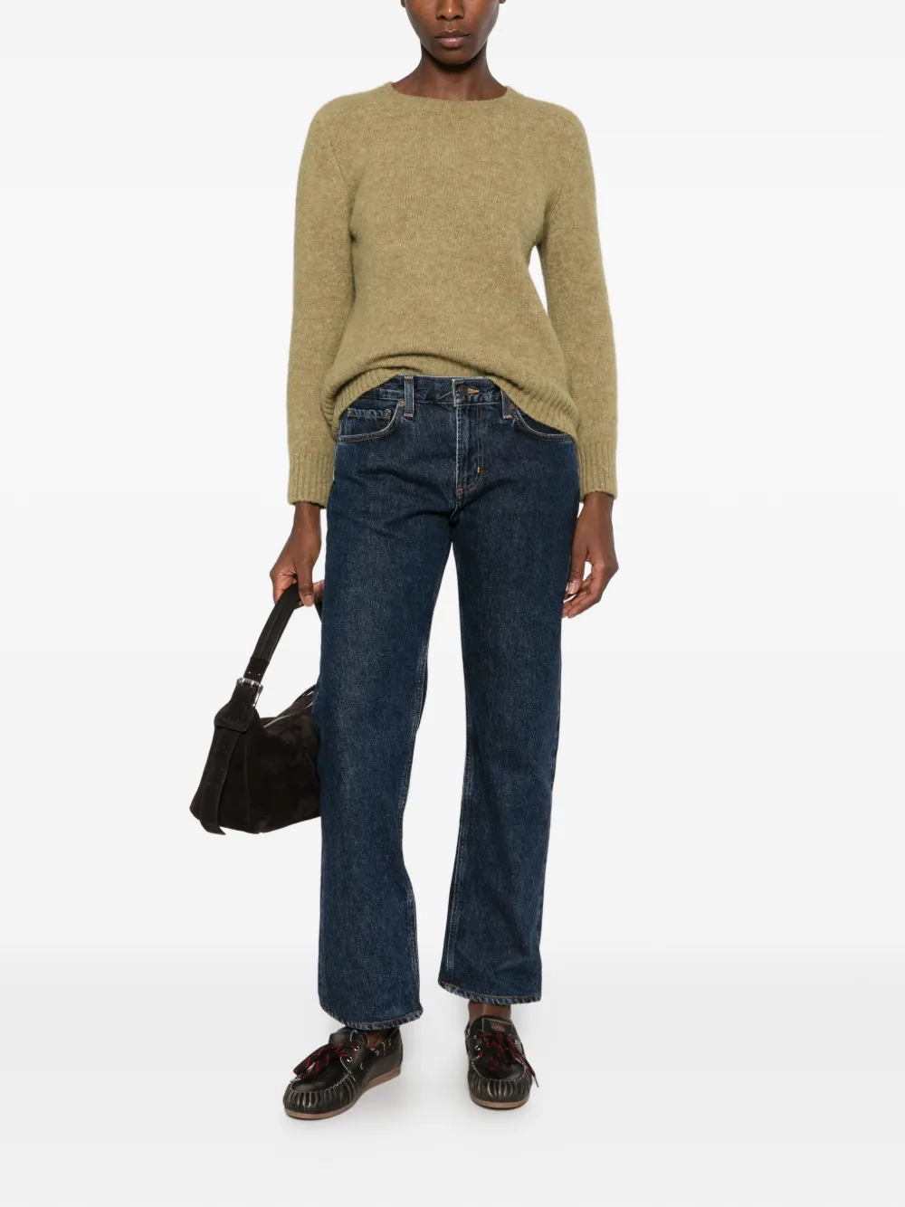AGOLDE straight-leg jeans Blauw