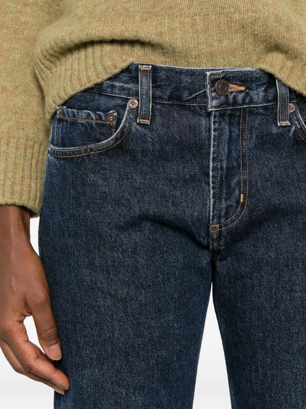 AGOLDE straight-leg jeans Blauw