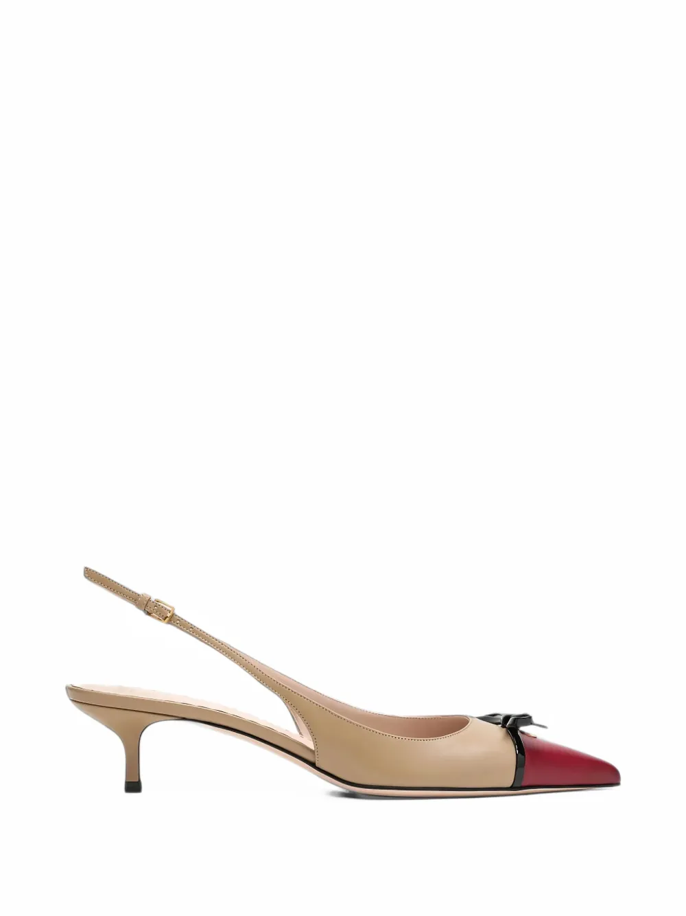 Valentino Garavani VLogo Signature bow slingback pumps - Toni neutri