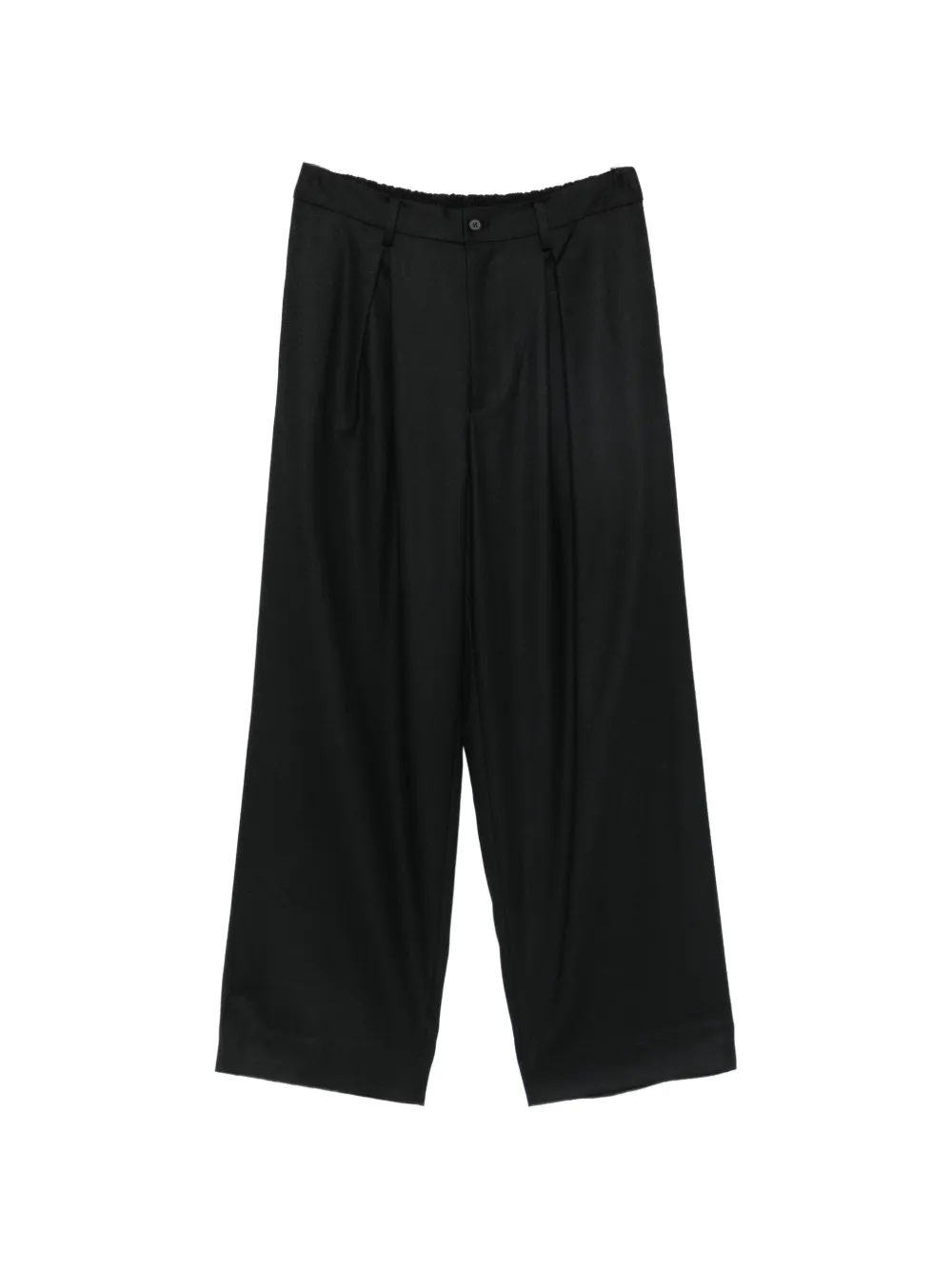 ssstein pleated wide-leg trousers - Nero
