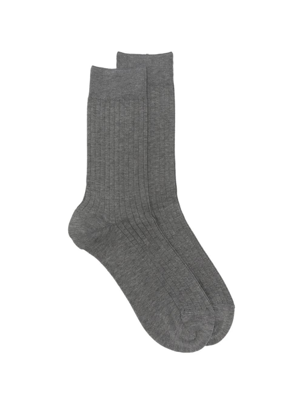 ANT45 Urbana short ribbed-knit socks - Grigio