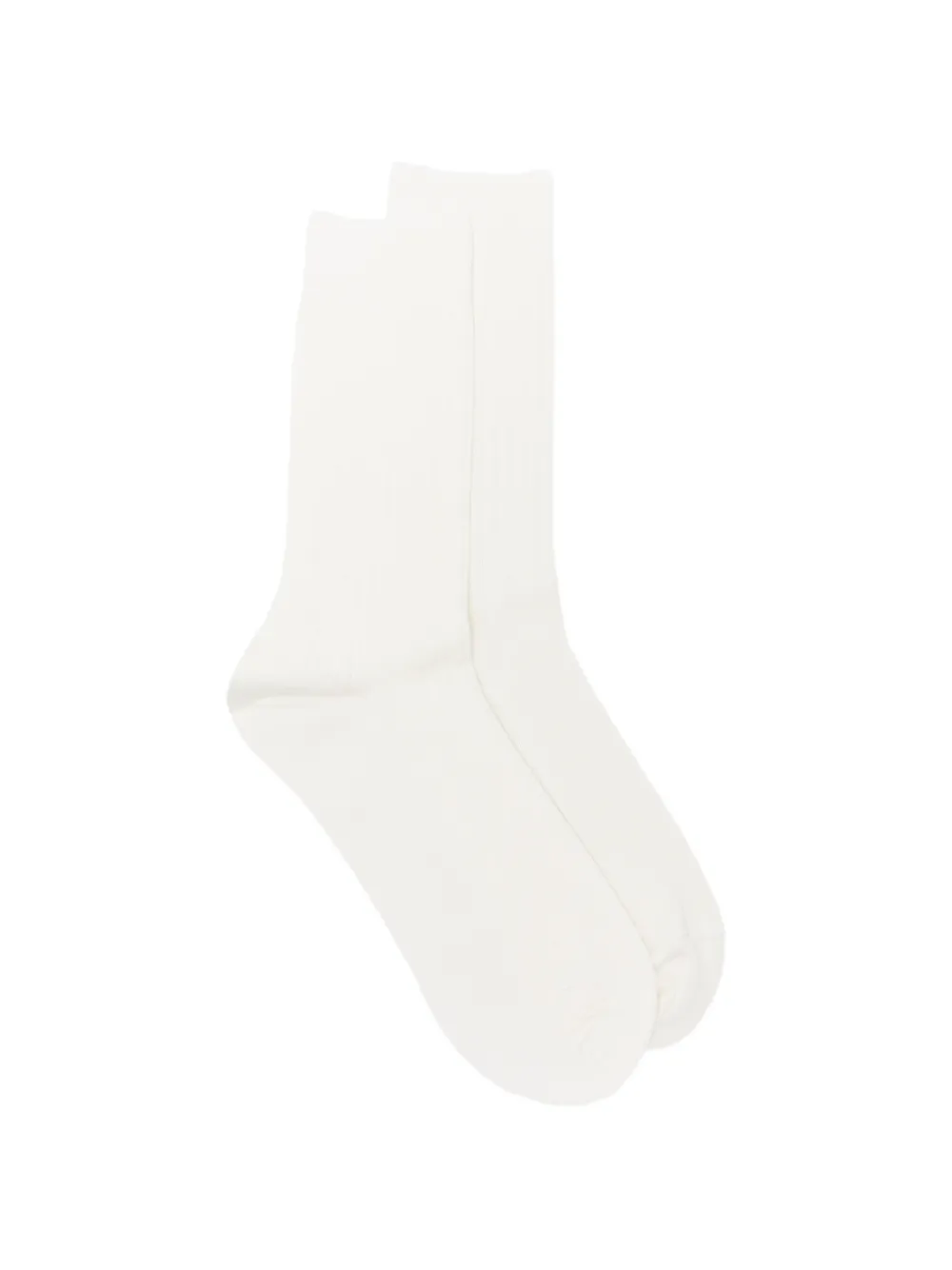 ANT45 Urbana long ribbed socks - Bianco