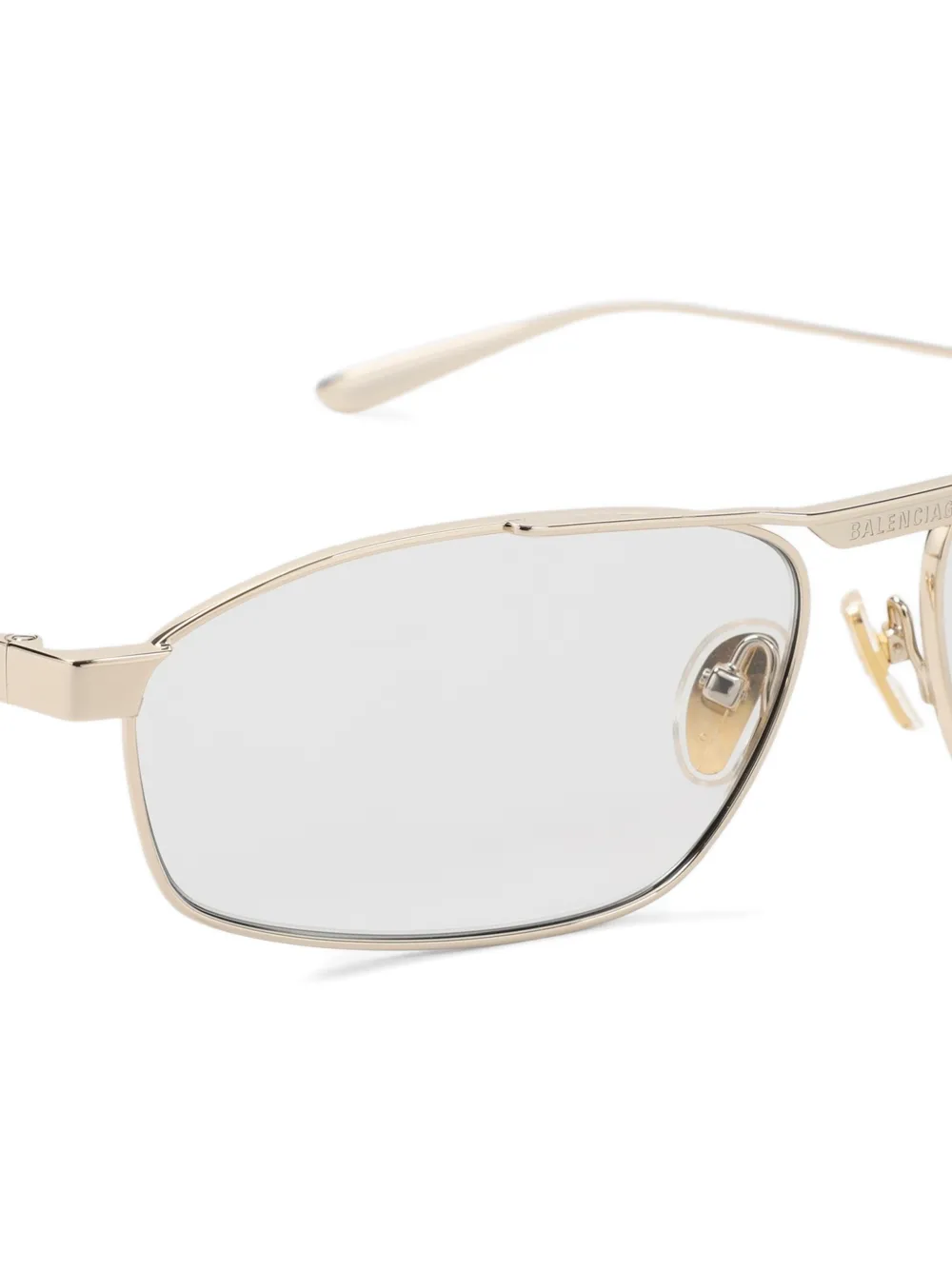 Balenciaga Eyewear Tag 3.0 D-frame sunglasses Goud