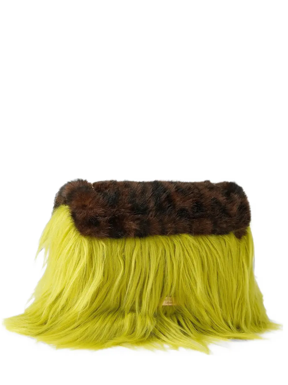 Kurt Geiger London mini Kensington faux-fur bag - Giallo