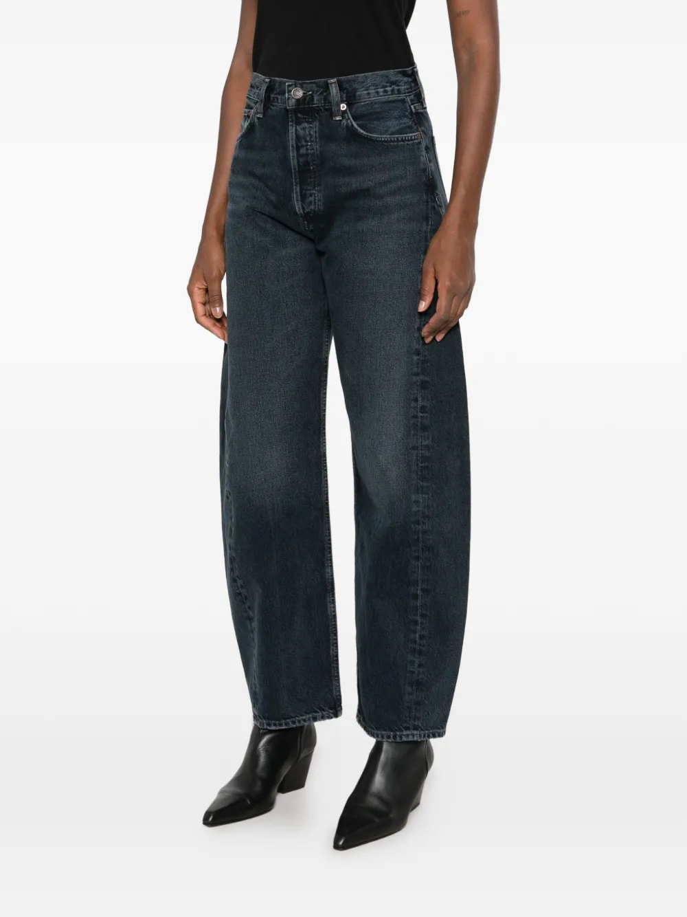 AGOLDE Luna barrel-leg jeans Blauw