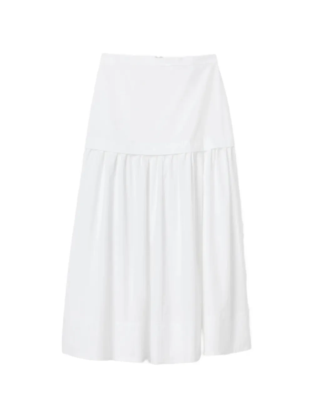 House Of Dagmar pleated maxi skirt - Bianco