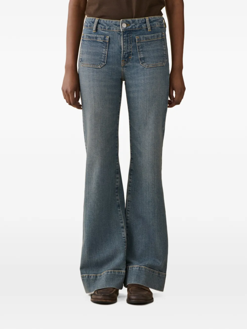Jeanerica St Monica Low flared jeans - Blau