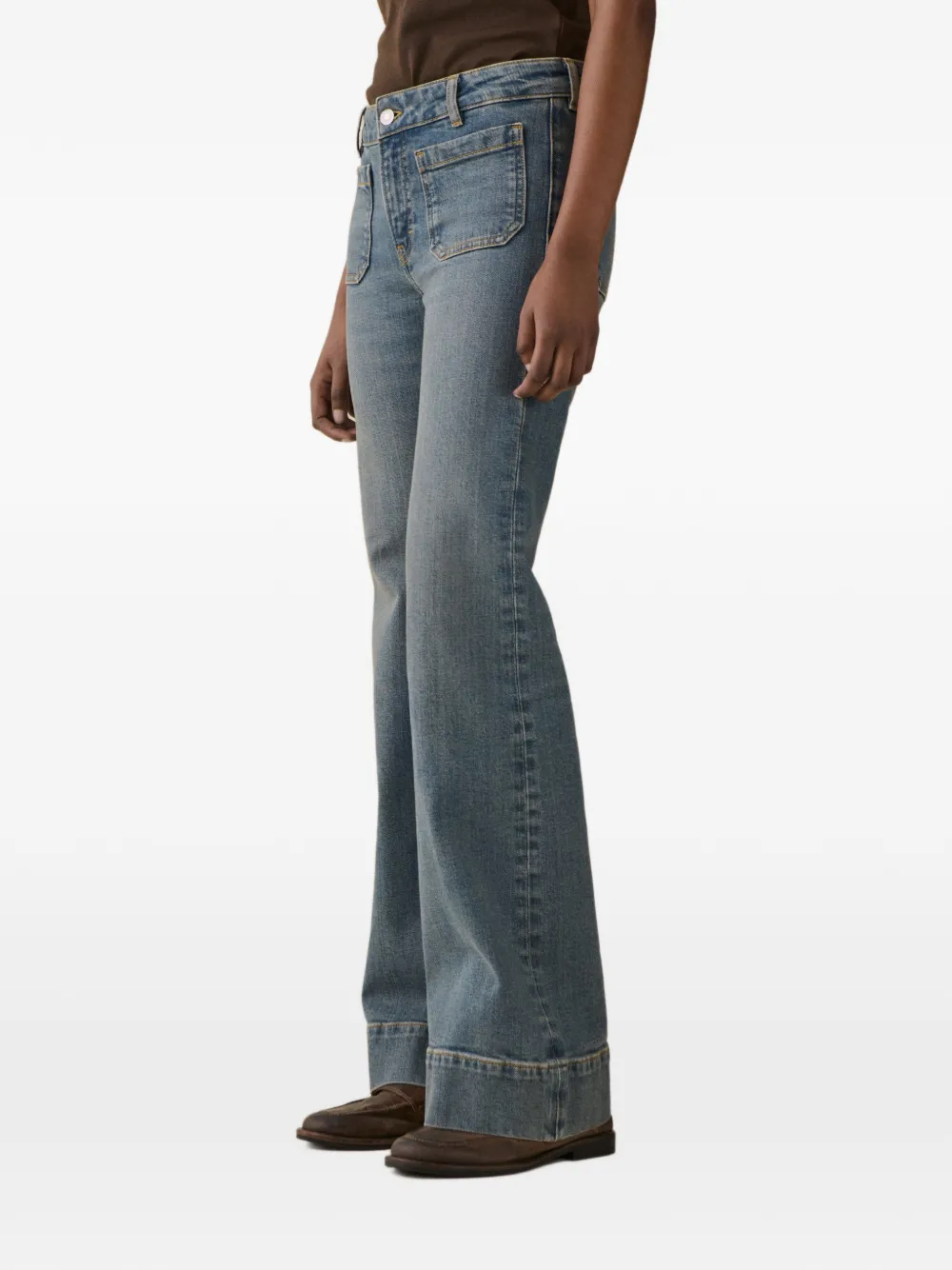 Jeanerica St Monica Low flared jeans Blauw