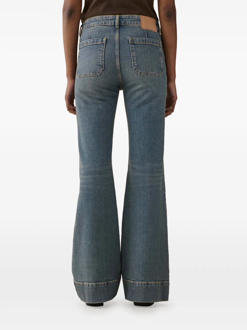 Jeanerica St Monica Low flared jeans Blauw
