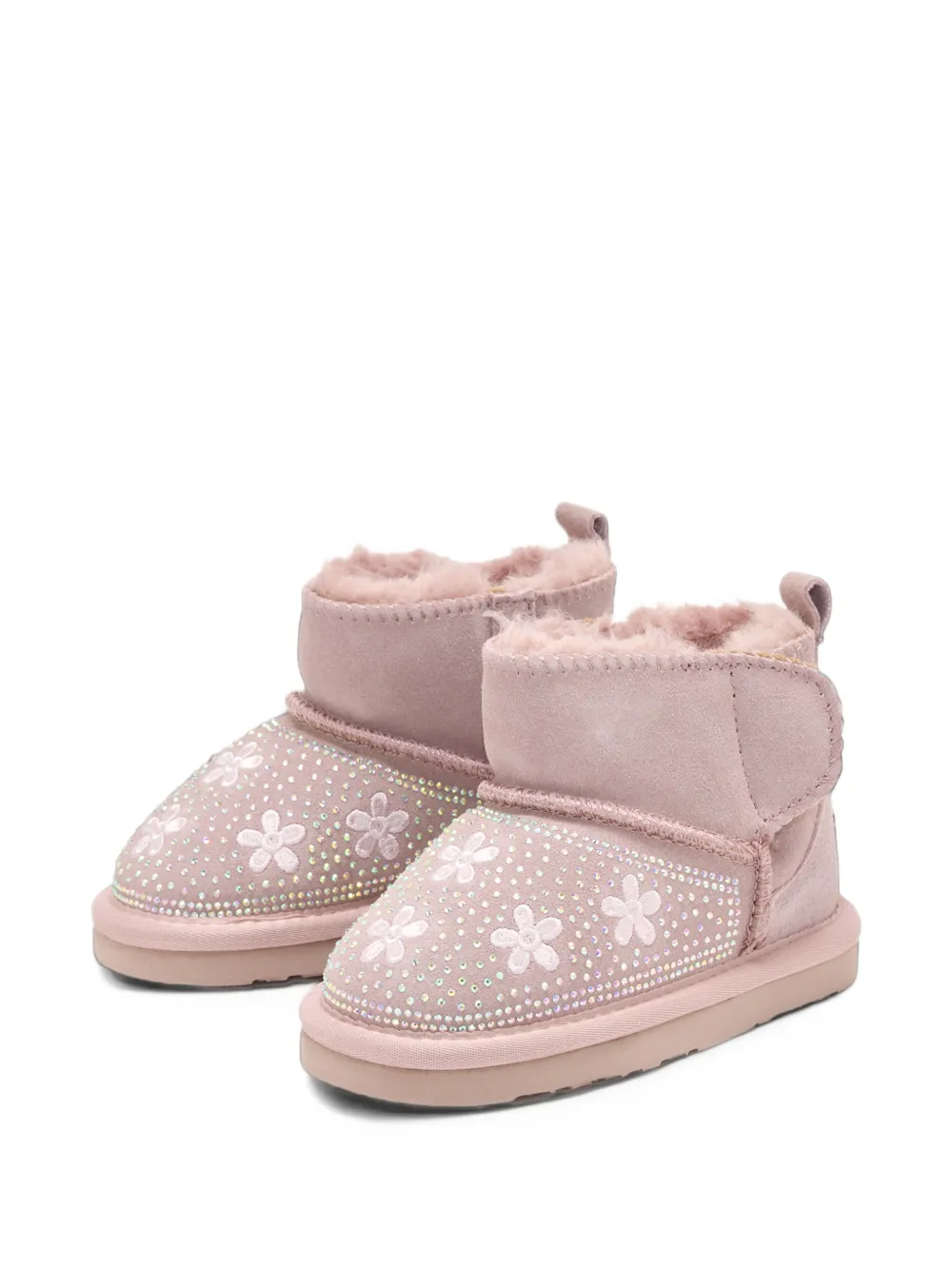 Lelli Kelly crystal-embellished boots - Rosa