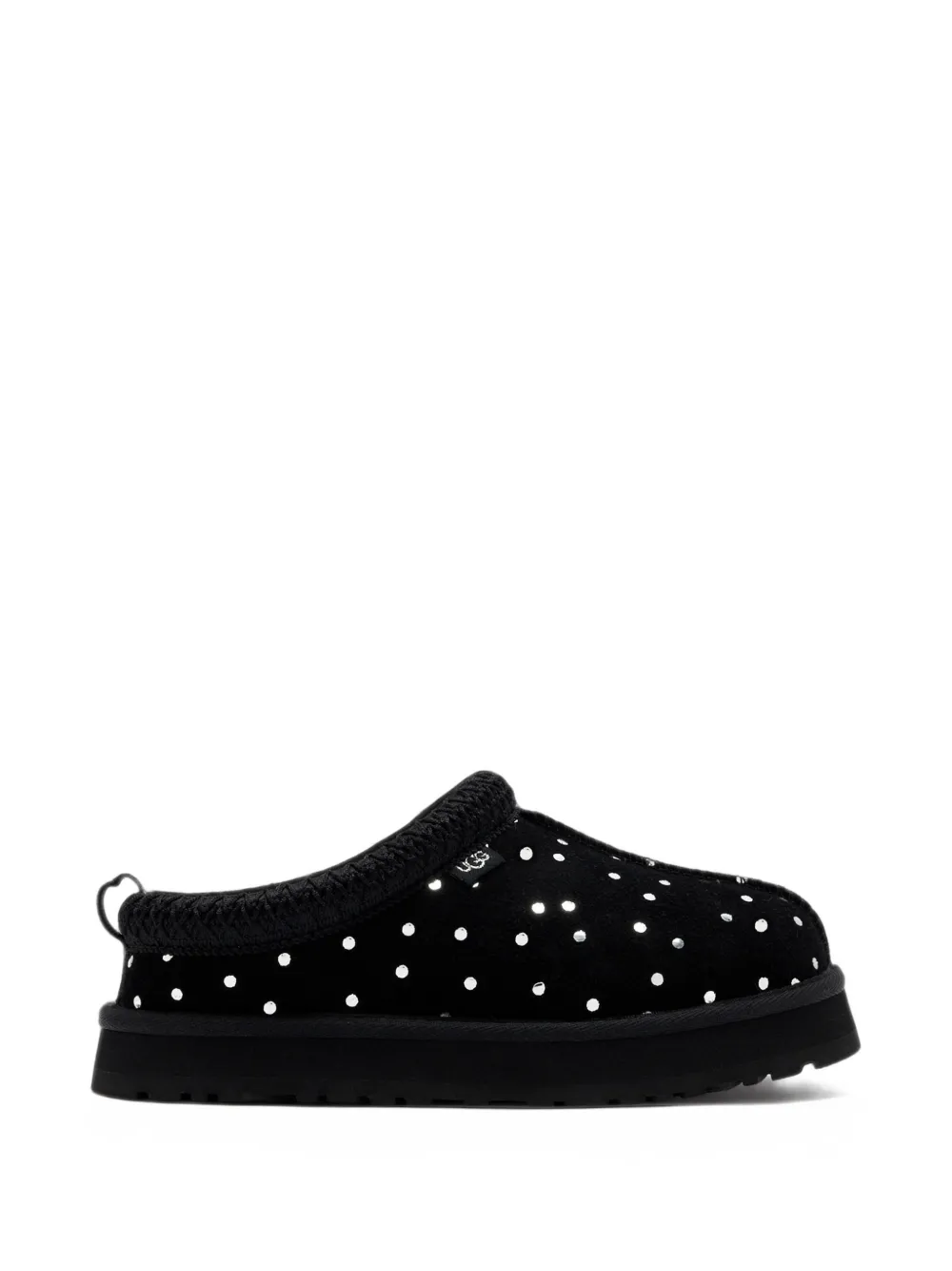 UGG Kids Tazz polka-dot suede loafer - Nero