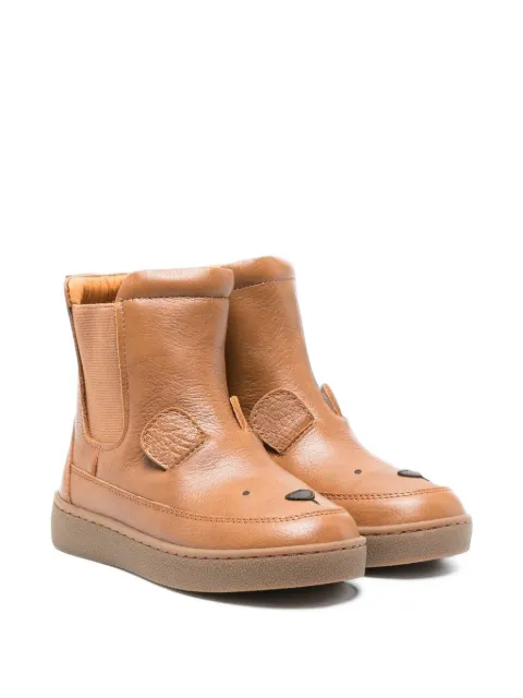 Donsje Thuru animal-patch leather boots