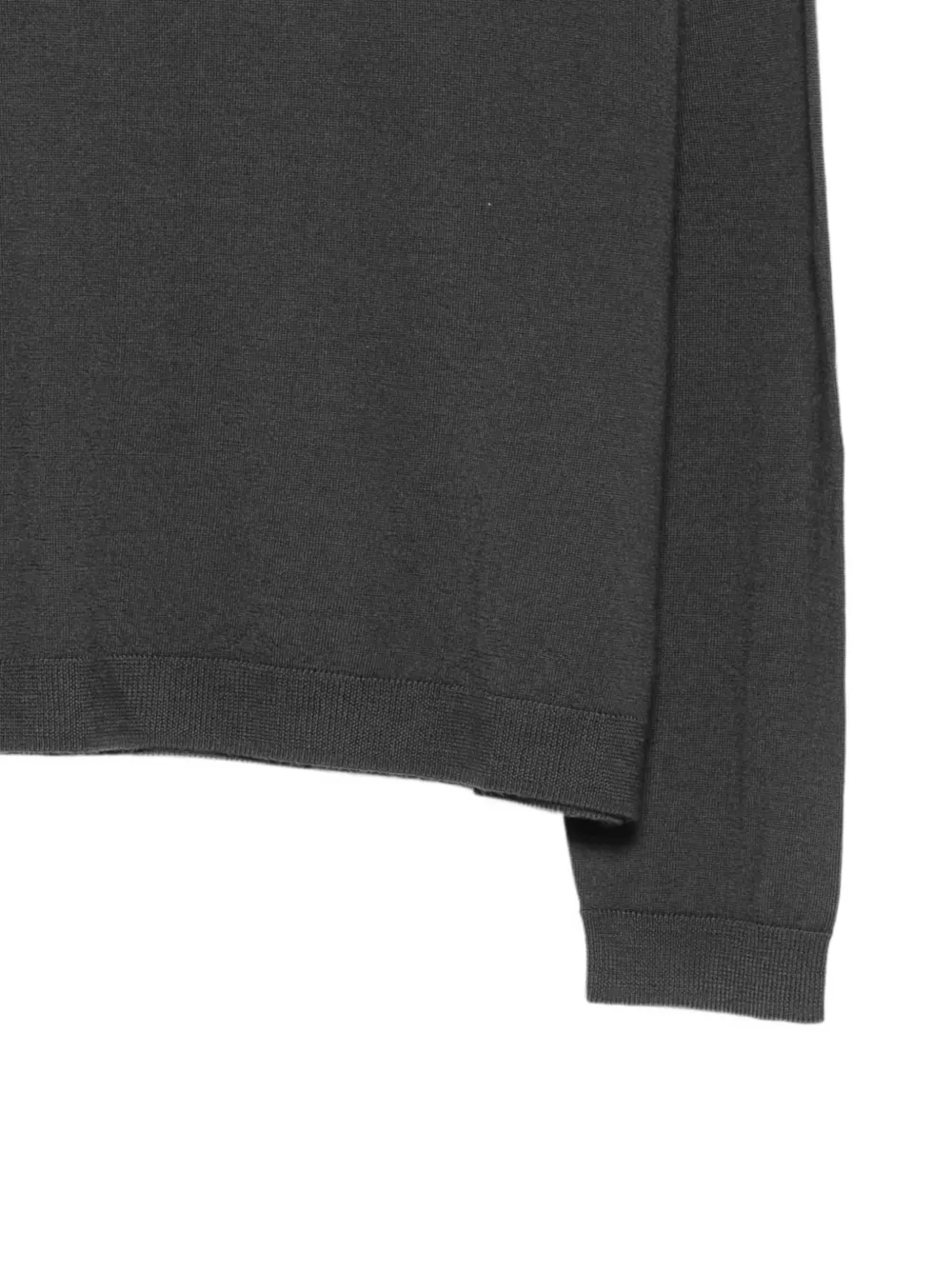 Semicouture Haley fine-knit wool sweater Grijs