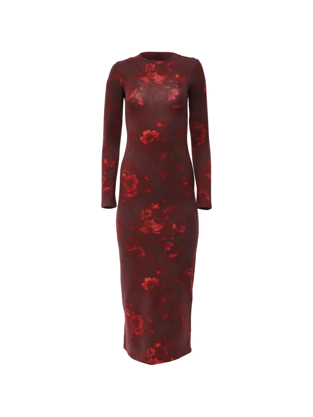 Reformation Tommie floral-print midi dress - Rosso